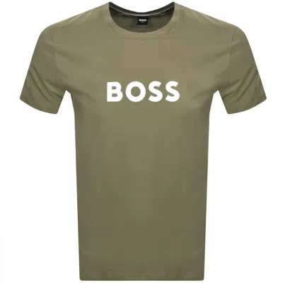 Boss Business Boss Bodywear Logo T Shirt Khaki
