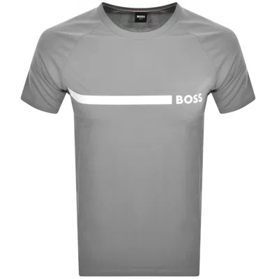 Boss Business Boss Bodywear Slim Fit T Shirt Silver