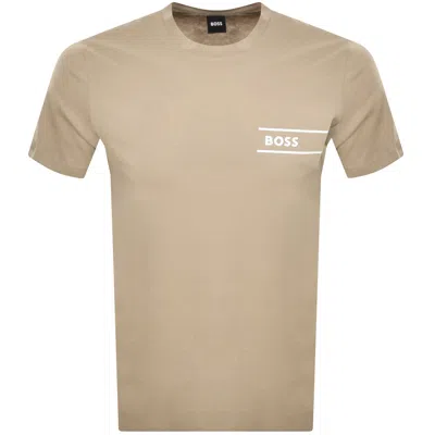 Boss Business Boss Bodywear T Shirt Beige