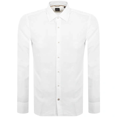 Boss Business Boss C Hal Kent Long Sleeve Shirt White
