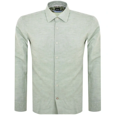 Hugo Boss Boss C Hal Kent Long Sleeved Shirt Green