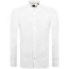 Hugo Boss Boss Cotton Shirt In White