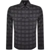 Hugo Boss Boss C Owen Overshirt Grey In Grey