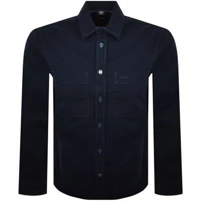 Hugo Boss Boss C Owen Twill Shirt Navy