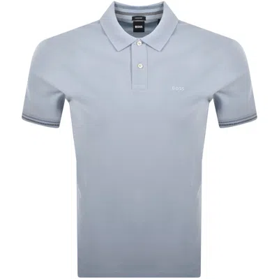Hugo Boss Boss C Parlay 209 Mercerised Polo Blue