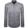 Hugo Boss Boss C Roan Kent Long Sleeved Shirt Navy In Navy