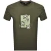 Hugo Boss Boss C Thompson 13 T Shirt Green In Green
