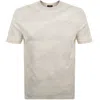 Hugo Boss Boss C Thompson 35 T Shirt Cream In Cream