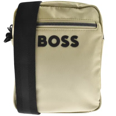 Boss Business Boss Catch 3.0 Zip Crossbody Bag Beige