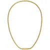 Hugo Boss Boss Doran Necklace Gold In Gold
