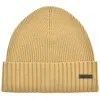 Hugo Boss Boss Fati Beanie Beige In Beige