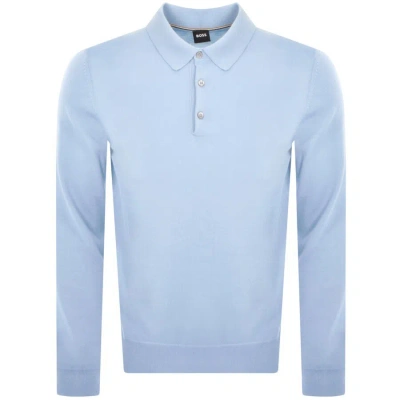 Boss Business Boss Gemello P Polo Knit Jumper Blue