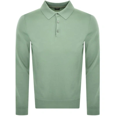 Boss Business Boss Gemello P Polo Knit Jumper Green