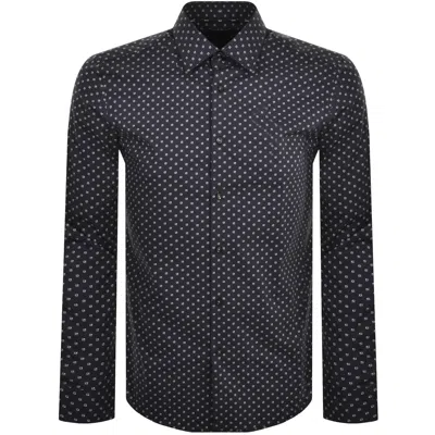 Hugo Boss Boss H Hank Kent Long Sleeved Shirt Black