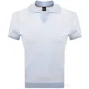 Hugo Boss Boss H Jianluca Knit Polo Pastel Blue