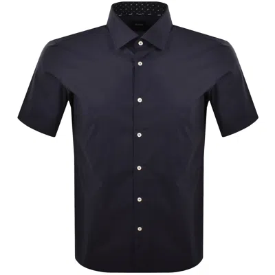 Hugo Boss Boss H Joe Kent Shirt Blue In Black