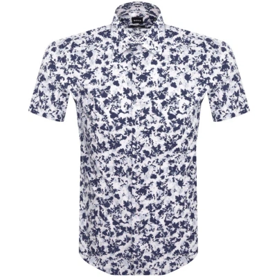 Boss Business Boss H Joe Kent Short Sleeved Shirt Navy