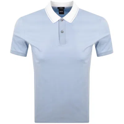 Hugo Boss Boss H Phillipson Slim Fit Polo Pastel Blue