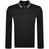 Hugo Boss Boss H Pleins Slim Fit Polo T Shirt Black In Black