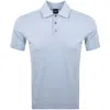 Hugo Boss Boss H Press 57 Polo Pastel Blue In Blue