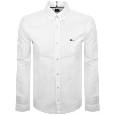 Hugo Boss Boss H Roan Long Sleeve Shirt White