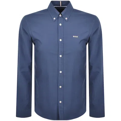 Hugo Boss Boss H Roan Slim Fit Shirt Blue