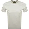 Hugo Boss Boss H Thompson 432 Jersey T Shirt Beige In Beige