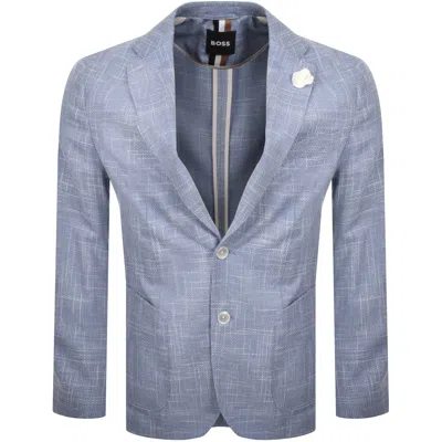 Hugo Boss Boss Hanry Blazer Jacket Light Blue