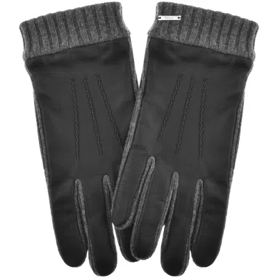 Hugo Boss Boss Hyden Logo Trim Gloves Black