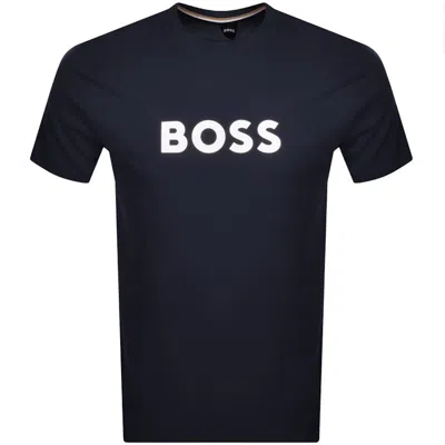 HUGO BOSS BOSS LOGO T SHIRT NAVY