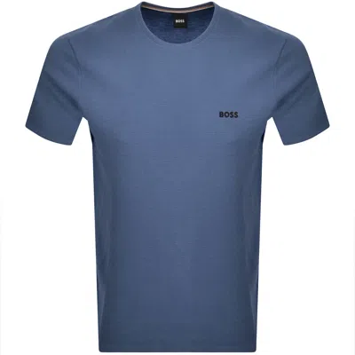 Boss Business Boss Lounge Waffle T Shirt Blue