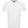 Hugo Boss Boss Loungewear Structure Logo T Shirt Cream In White