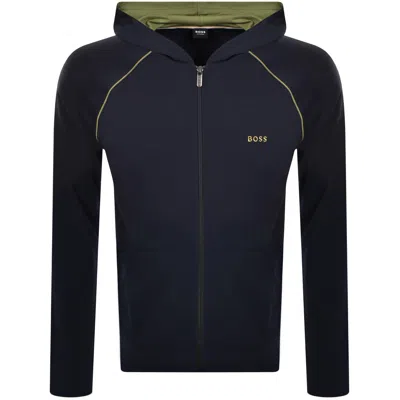 Hugo Boss Boss Mix And Match Full Zip Hoodie Blue
