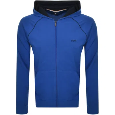 Hugo Boss Boss Mix And Match Full Zip Hoodie Blue