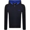 BOSS BUSINESS BOSS MIX AND MATCH FULL ZIP HOODIE BLUE