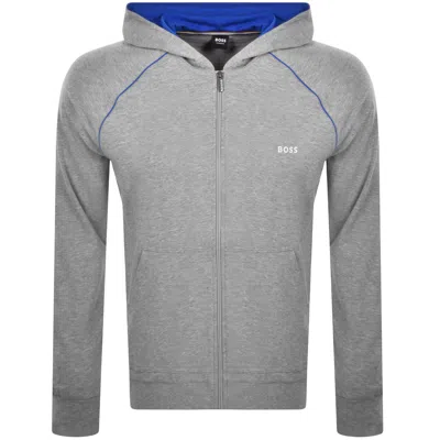 Hugo Boss Boss Mix And Match Full Zip Hoodie Grey