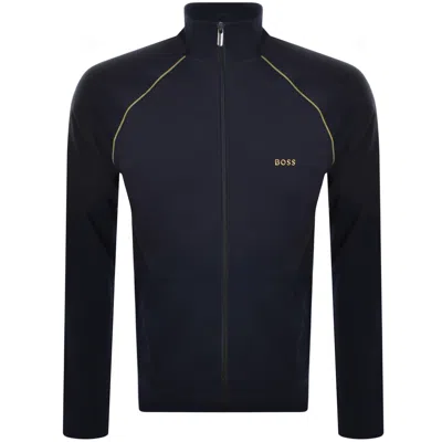 Hugo Boss Boss Mix And Match Full Zip Sweatshirt Blue