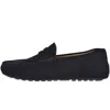Hugo Boss Boss Noel Moccasin Shoes Dark Blue In Navy