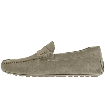 Hugo Boss Boss Noel Moccasin Shoes Green