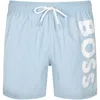 Hugo Boss Swimsuit Boss Men Color Gnawed Blue In Blue