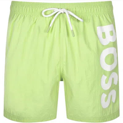 Hugo Boss Boss Octopus Swim Shorts Light Green