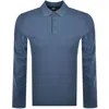 Hugo Boss Boss Pado 30 Long Sleeved Polo T Shirt Blue In Blue