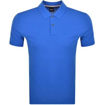 Hugo Boss Boss Pallas Polo T Shirt Blue