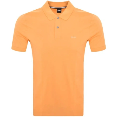 Boss Business Boss Pallas Polo T Shirt Orange