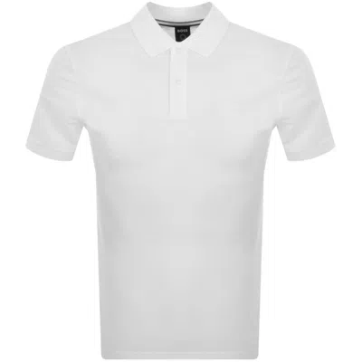 Boss Business Boss Pallas Polo T Shirt White