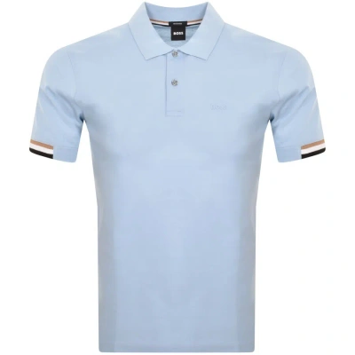 Boss Business Boss Parlay 147 Polo T Shirt Blue