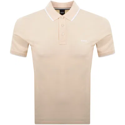 Hugo Boss Boss Parlay 190 Polo T Shirt Pale Orange