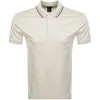 BOSS BUSINESS BOSS PENROSE 38 POLO T SHIRT CREAM