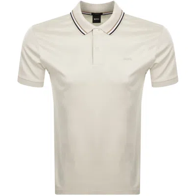 Boss Business Boss Penrose 38 Polo T Shirt Cream