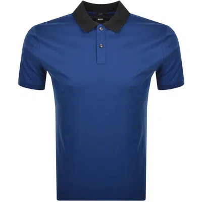 Hugo Boss Boss Phillipson 117 Polo T Shirt Blue